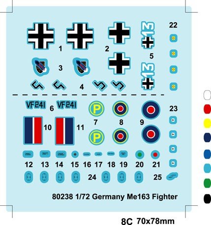 Hobby Boss 80238 Me163B-1a KOMET 1/72 – zdjęcie 3