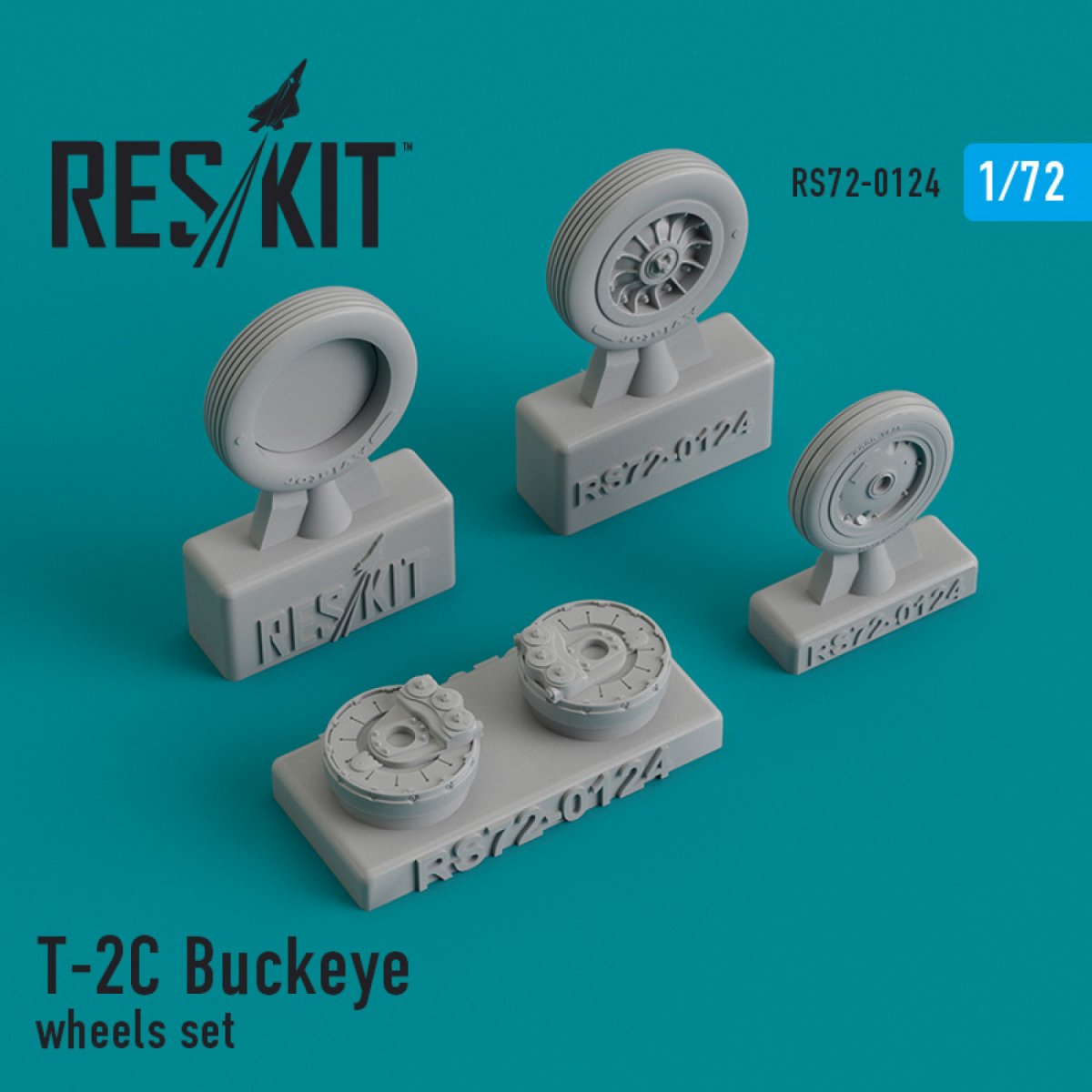 RESKIT RS72-0124 T-2C "BUCKEYE" WHEELS SET 1/72