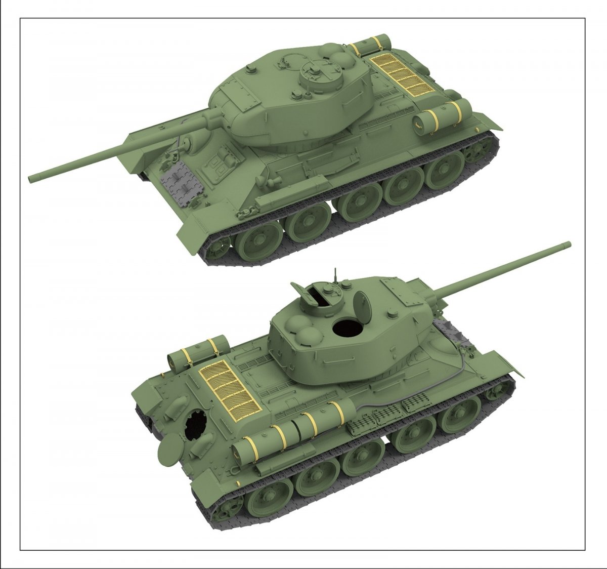 Rye Field Model 5040 T-34/85 Model 1944 No.174 Factory 1/35 – zdjęcie 3