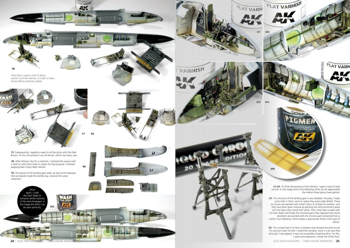 AK Interactive AK2929 ACES HIGH 14: TWIN-ENGINE WARRIORS (English) – immagine 6