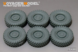 Voyager Model PEA360 Modern US COUGAR 6X6 MRAP Road Wheels Ver.A (6PCESS) 1/35 – zdjęcie 3
