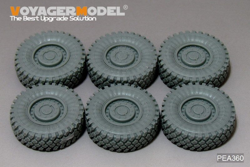 Voyager Model PEA360 Modern US COUGAR 6X6 MRAP Road Wheels Ver.A (6PCESS) 1/35 – zdjęcie 3