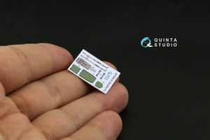 Quinta Studio QD72060 Su-35S 3D-Printed &amp;amp; colored Interior on decal paper (GWH) 1/72 – image 6
