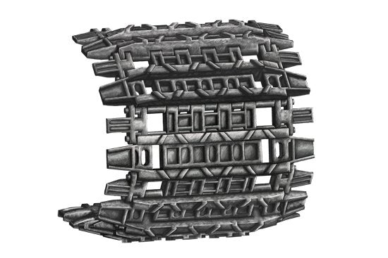 Trumpeter 02049 E-100 Track links (Workable) for German E-100 1/35 – image 3