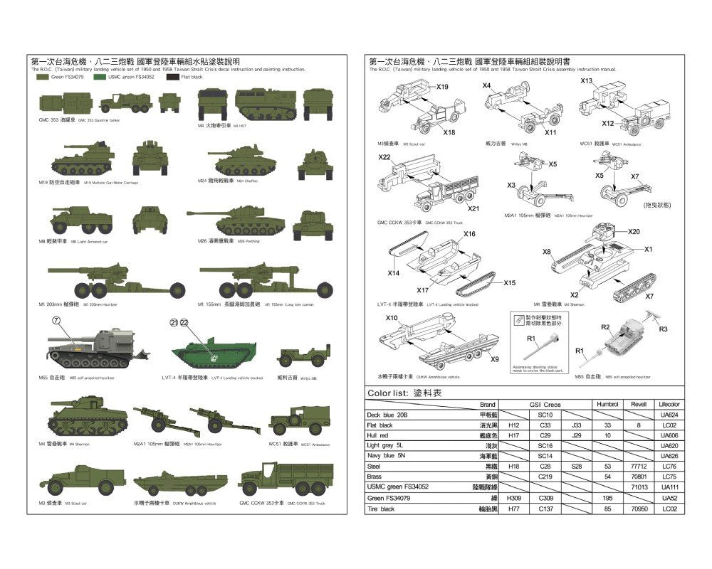 AFV Club SE735S02 ROC LCT Mk.6 &amp;amp; Landing Vehicle Set 1/350 – zdjęcie 3