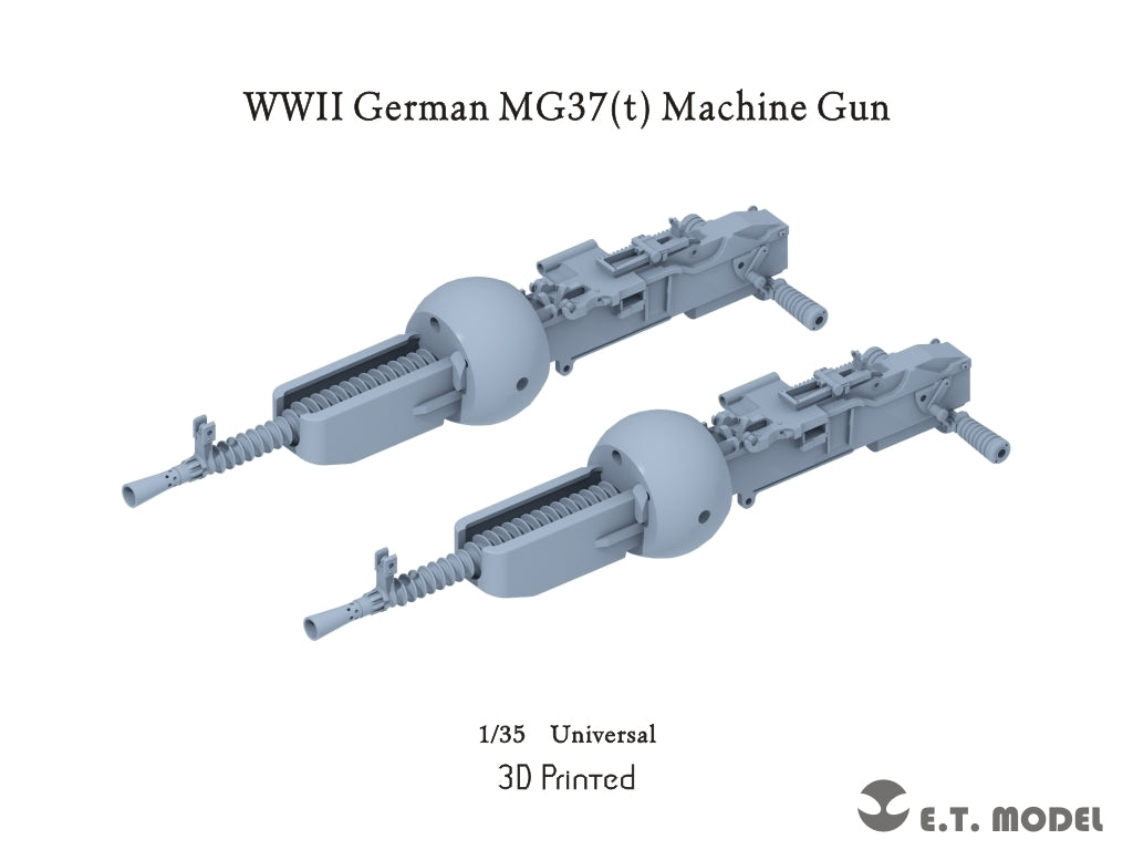 E.T. Model P35-363 WWII German MG37（t）Machine Gun 1/35