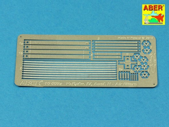 Aber 16069 GERMAN MEDIUM TANK Pz.Kpfw. IV, Ausf.H (Sd.Kfz. 161/2) Vol.10 - Air filters 1/16 – image 5