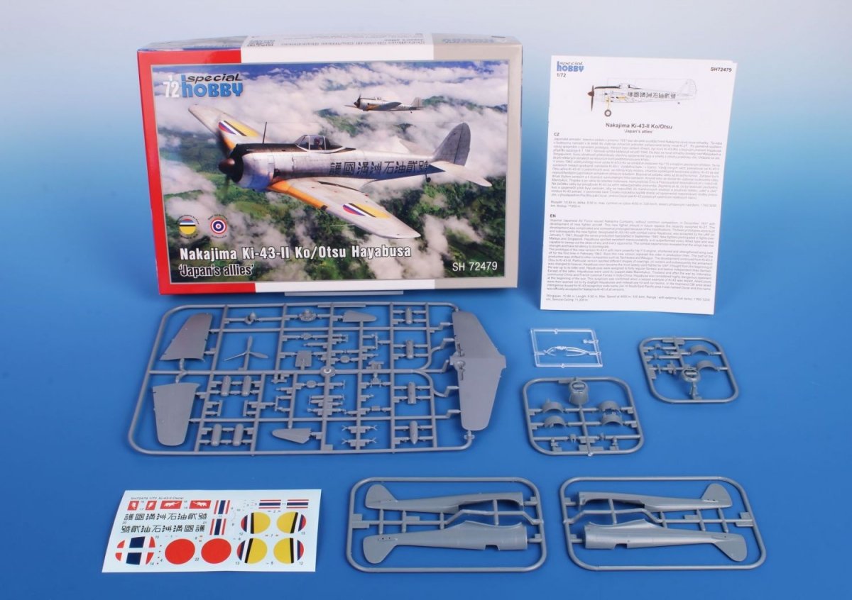 Special Hobby 72479 Nakajima Ki-43-II Ko/Otsu Hayabusa ‘Japan&amp;#39;s allies’ 1/72 – imagen 2