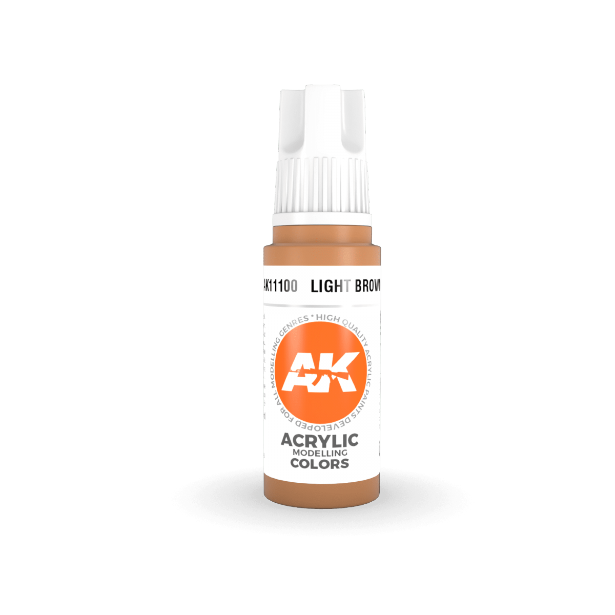 AK Interactive AK11100 LIGHT BROWN – STANDARD 17ml – zdjęcie 3