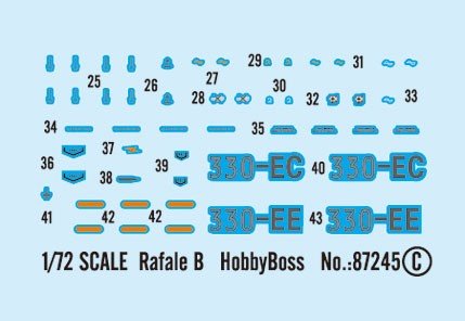 Hobby Boss 87245 French Dessault Rafale B 1/72 – zdjęcie 7