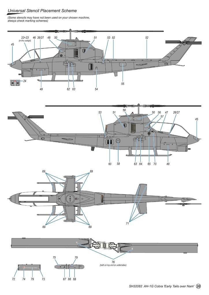 Special Hobby 32082 AH-1G Cobra ‘Early Tails over Vietnam’ Hi-Tech Kit 1/32 – zdjęcie 7