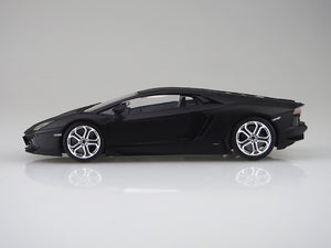 Aoshima 02738 Lamborghini Aventador LP700-4 Matte Black 1/24 – zdjęcie 4