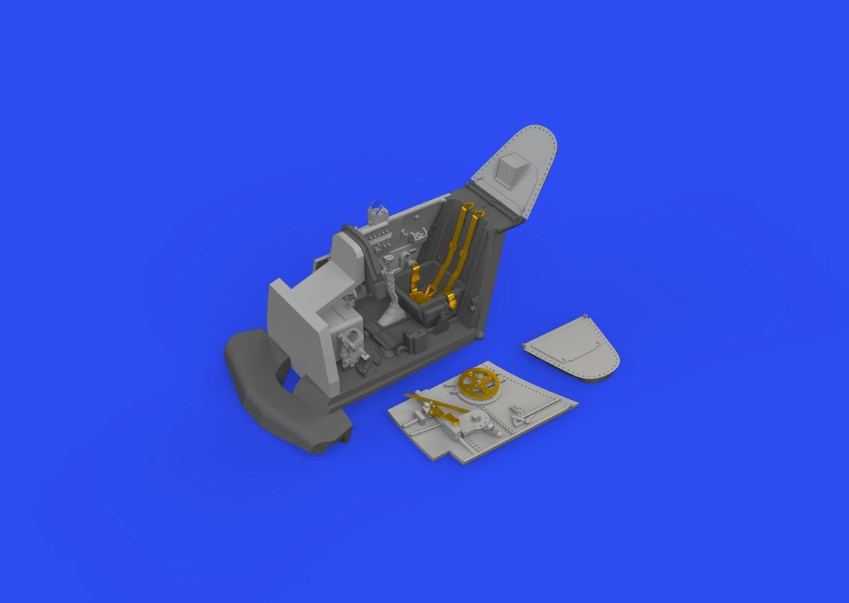 Eduard 672288 S-199 cockpit Erla canopy PRINT EDUARD 1/72 – zdjęcie 4