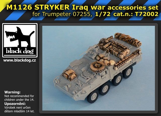 Black Dog T72002 M1126 STRYKER Iraq War for Trumpeter 07255 1/72 – image 6