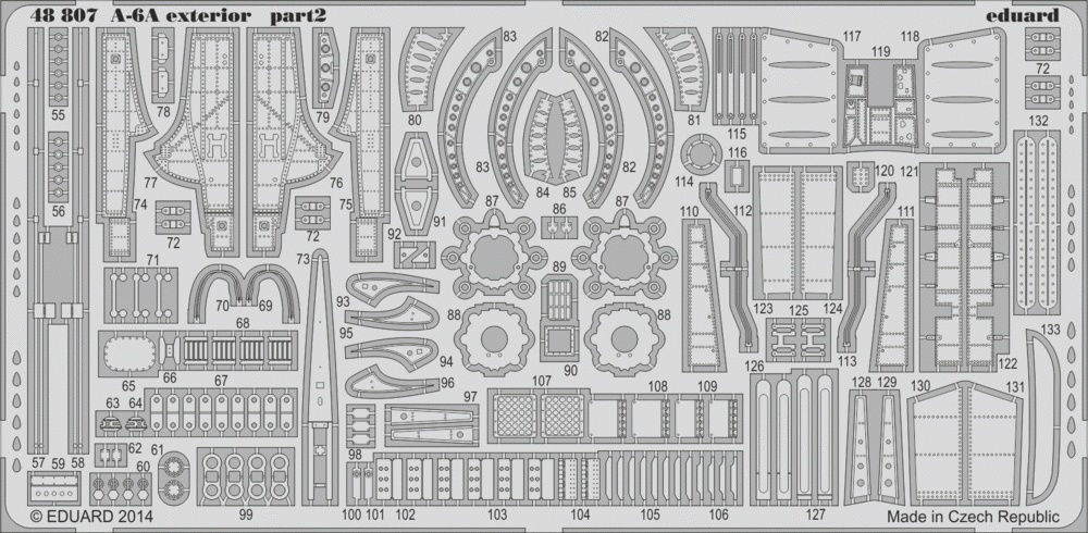 Eduard 48807 A-6A exterior HOBBY BOSS 1/48