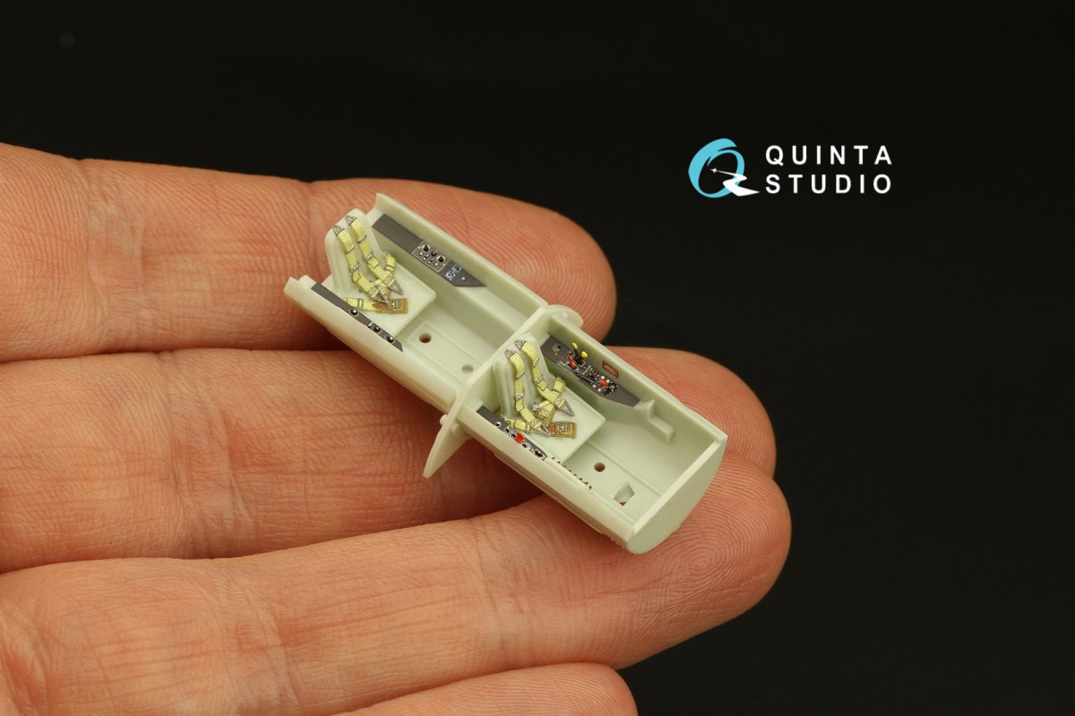 Quinta Studio QD72050 Me-262B-1a/U1 3D-Printed &amp;amp; coloured Interior on decal paper (Revell) 1/72 – zdjęcie 7