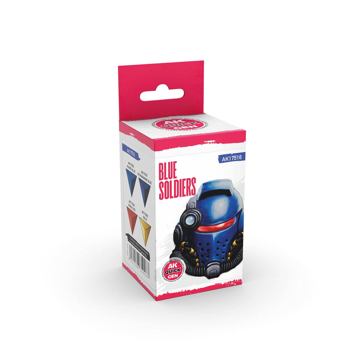 AK Interactive AK17516 BLUE SOLDIERS – QUICK GEN SET 4x18ml