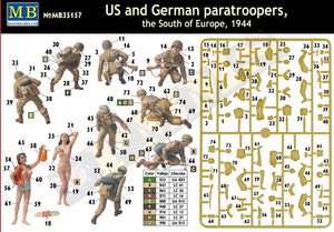 Master Box 35157 US and German Paratroopers (Southf Europe, 1944) 1/35 – image 2