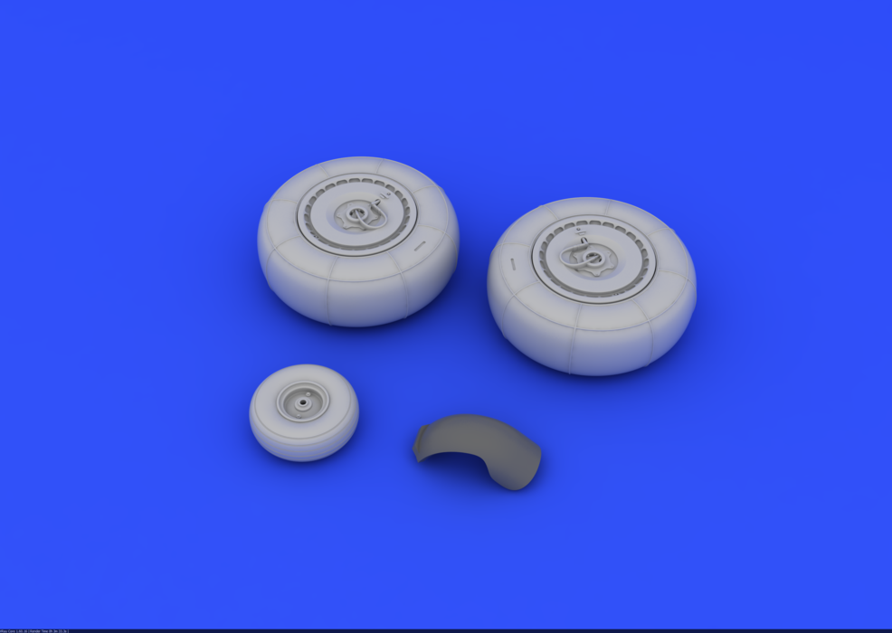 Eduard 672014 Ju 88 wheels late 1/72 (REVELL) – zdjęcie 3