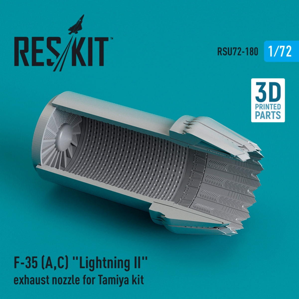 RESKIT RSU72-0180 F-35 (A,C) &amp;quot;LIGHTNING II&amp;quot; EXHAUST NOZZLE FOR TAMIYA KIT (3D PRINTED) 1/72 – image 2