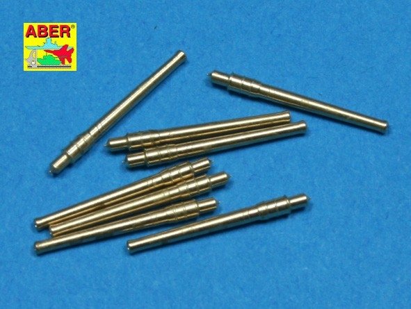 Aber 1/700L-28 Set of 8 pcs 356mm (14in) L45 Vickers type 41 barrels for Kongo, Haruna, Hiei, Kirishima 1/700