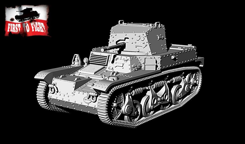 First To Fight PL108 Francuski Czołg Rozpoznawczy AMR 35 ZT 1b 1/72 – Bild 3
