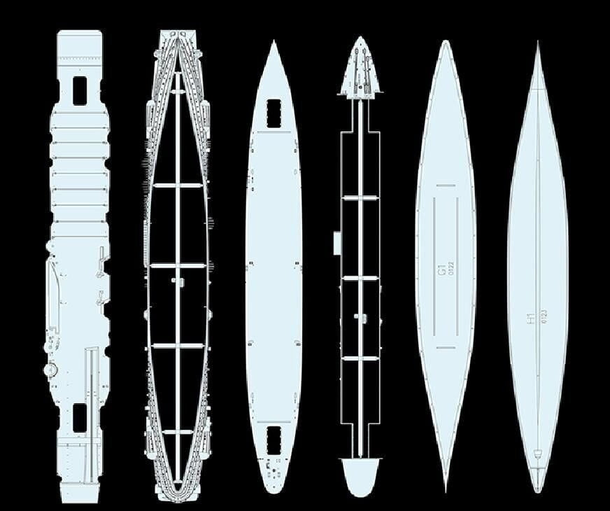 FlyHawk Model FH1135 HMS Victorious 1/700 – zdjęcie 3