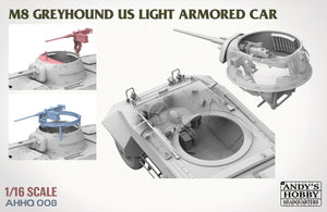 Andy&amp;#39;s Hobby Headquarters AHHQ-008 M8 Greyhound US light Armored Car 1/16 – zdjęcie 2