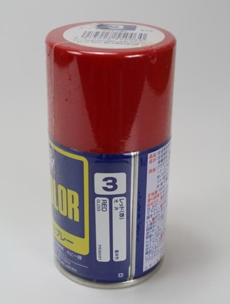 Mr.Hobby S-003 S003 Red - (Gloss) Spray – zdjęcie 2