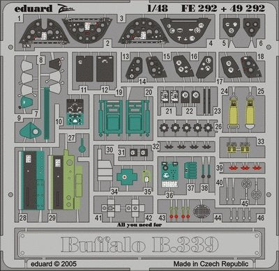 Eduard FE292 Buffalo Model 339 1/48 Tamiya