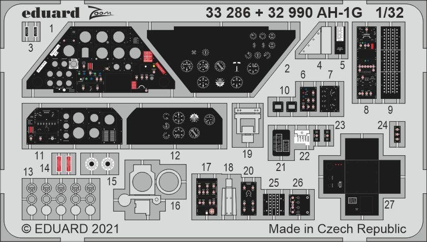 Eduard BIG33138 AH-1G ICM 1/32 – zdjęcie 4