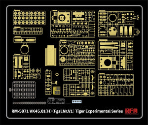 Rye Field Model 5071 VK45.01(H) (Fgsl.Nr.V1) Tiger Experimental Series 1/35 – zdjęcie 4