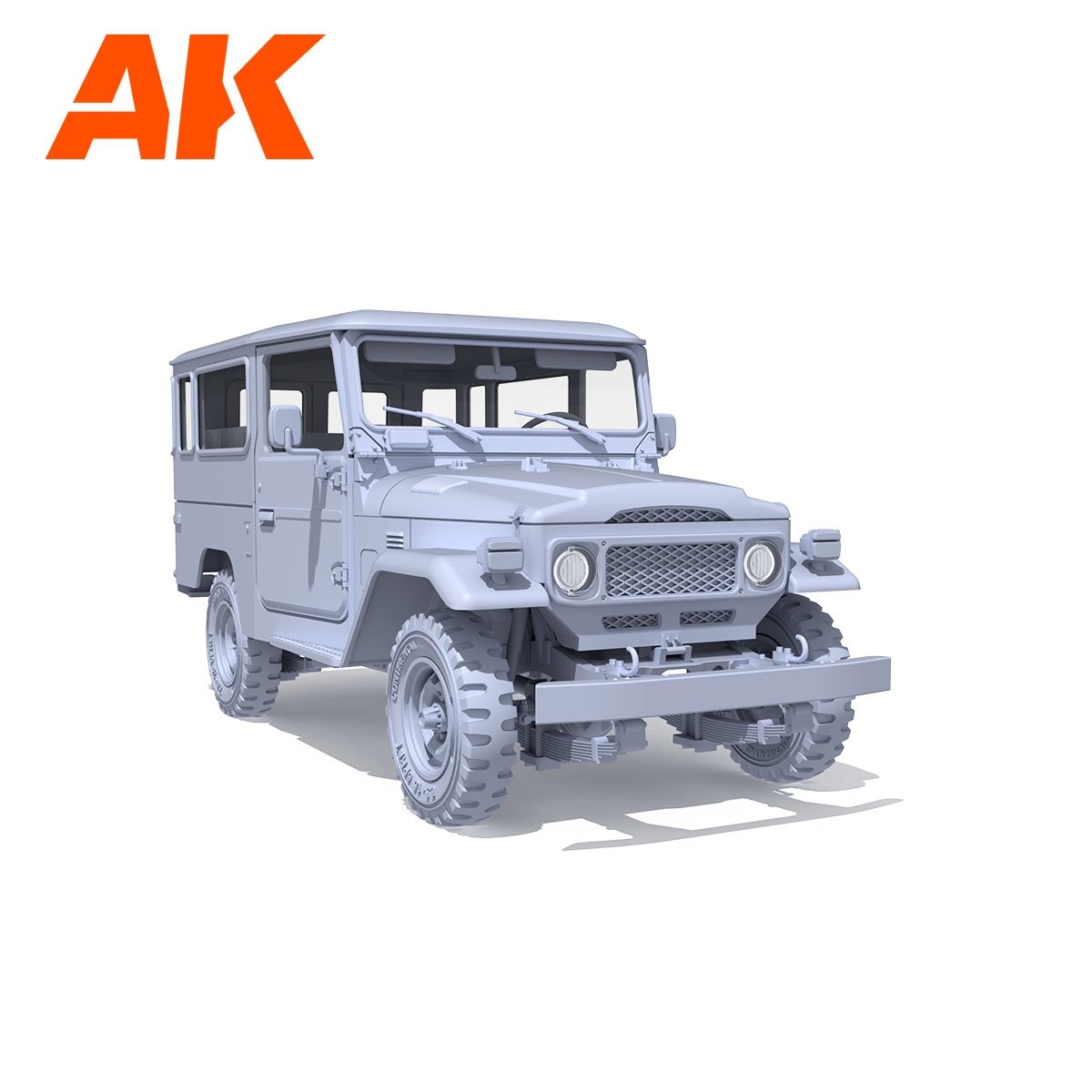 AK Interactive AK35001 FJ43 SUV WITH HARD TOP 1/35 – zdjęcie 4