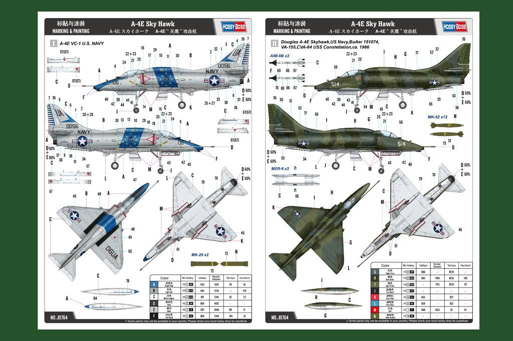 Hobby Boss 81764 A-4E Sky Hawk 1/48 – imagen 2