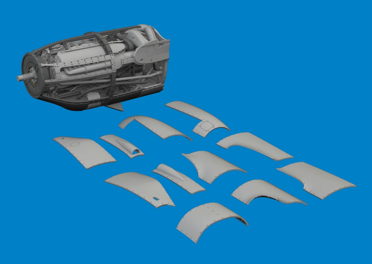 Eduard 6481036 P-38F/ G left engine PRINT TAMIYA 1/48 – zdjęcie 5