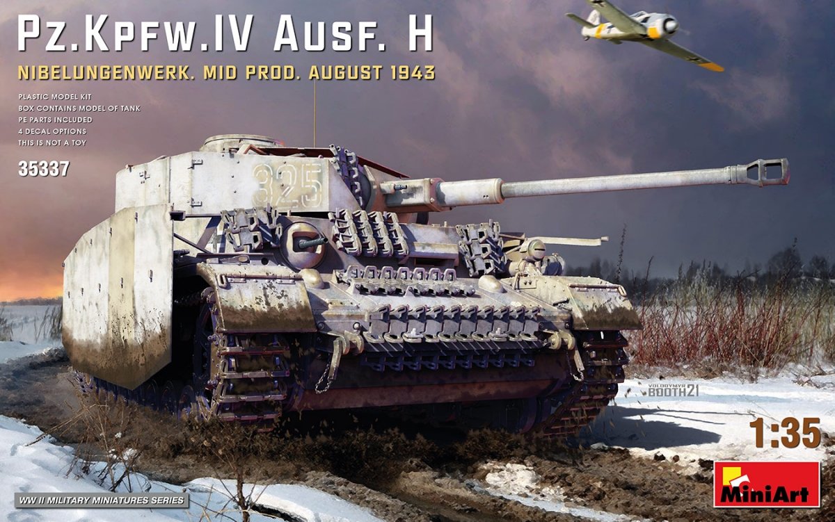 MiniArt 35337 Pz.Kpfw.IV Ausf. H NIBELUNGENWERK. MID PROD. AUGUST 1943 1/35