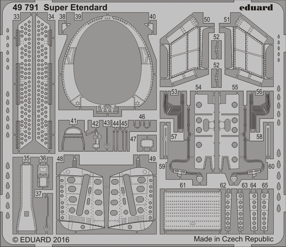 Eduard 49791 Super Etendard KITTY HAWK 1/48 – immagine 2