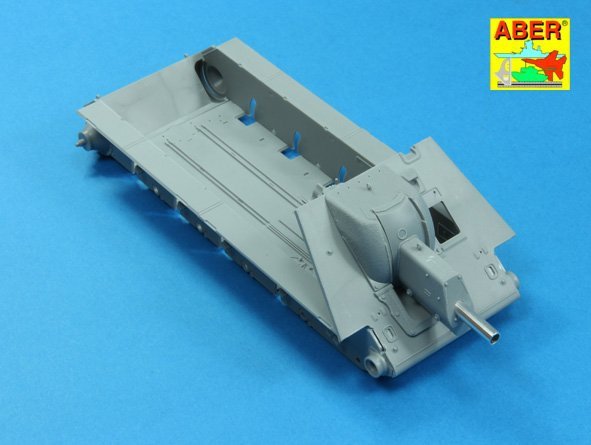 Aber 35L-204 Soviet 122mm M-30 barrel for SELF-PROPELLED GUN SU-122 1/35 – Bild 3