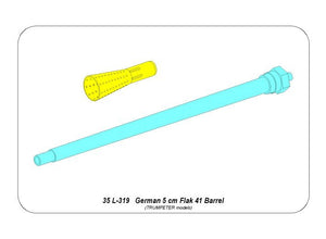 Aber 35L-319 German 5 cm barrel for AA guns Flak 41 1/35 – zdjęcie 5