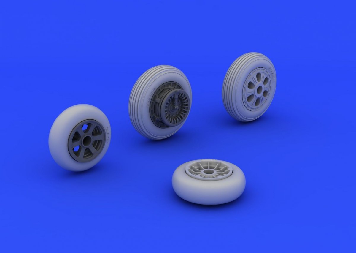 Eduard 648235 F-86F wheels 1/48 (HASEGAWA) – zdjęcie 3