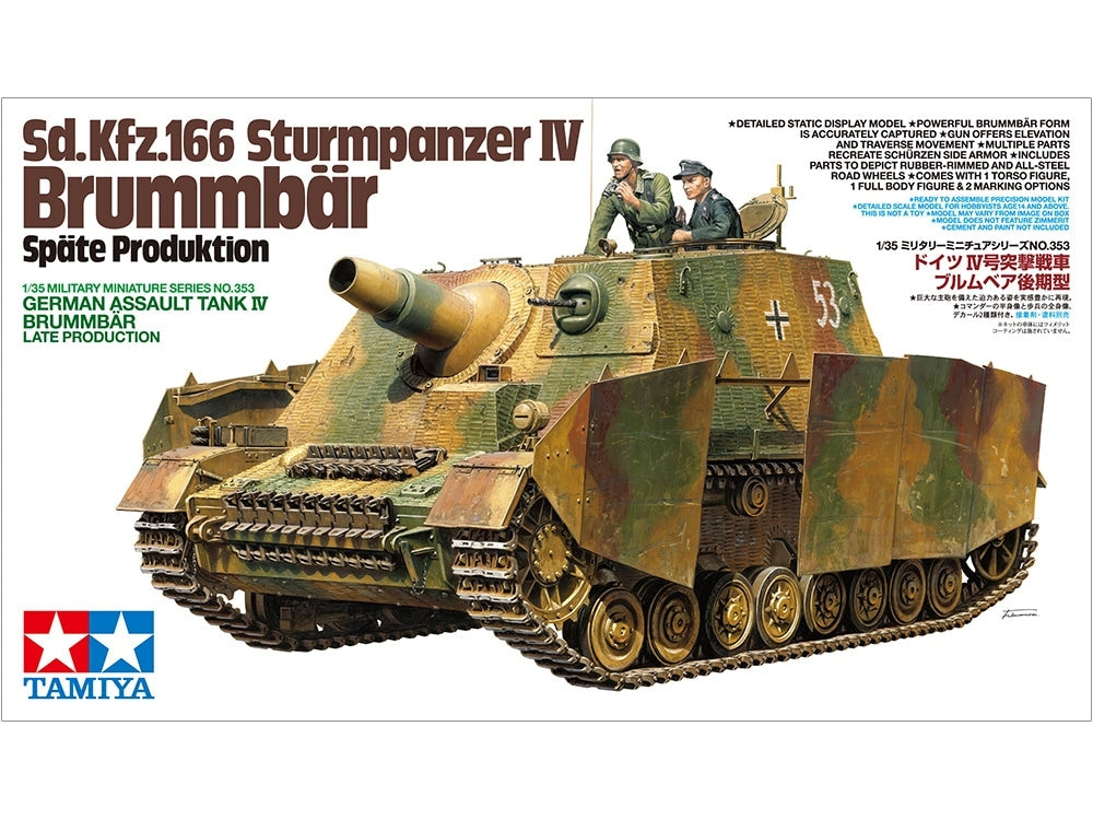Tamiya 35353 Sd.Kfz.166 Sturmpanzer IV Brummbar Late Production 1/35 – image 2