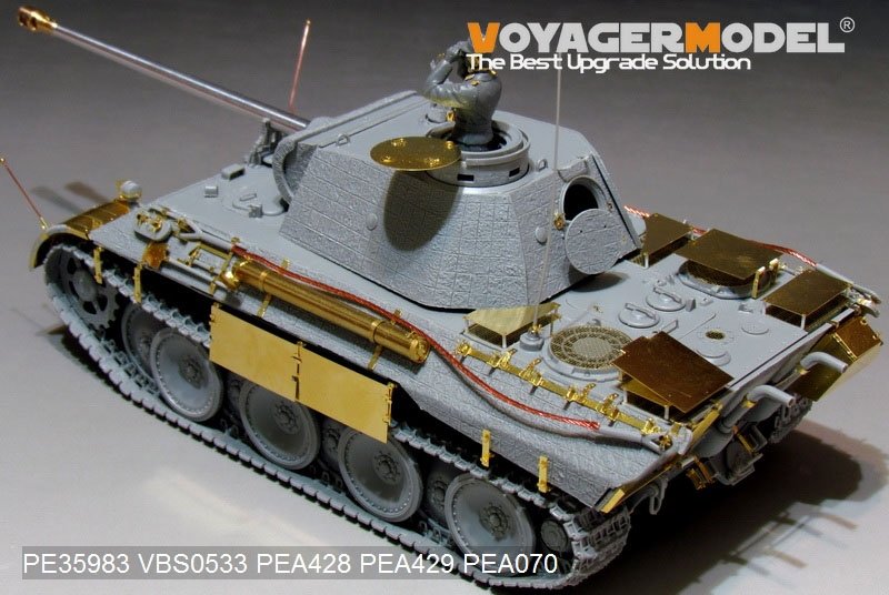 Voyager Model PE35983 WWII German Panther D Tank Late version Basic For TAKOM 2104 1/35 – zdjęcie 12