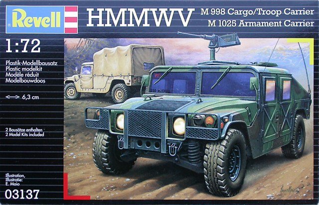 Revell 03137 HMMWV M998 &amp;amp; M1025 1/72