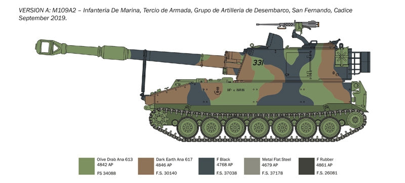 Italeri 6589 M109 A2/A3/G 1/35 – image 8