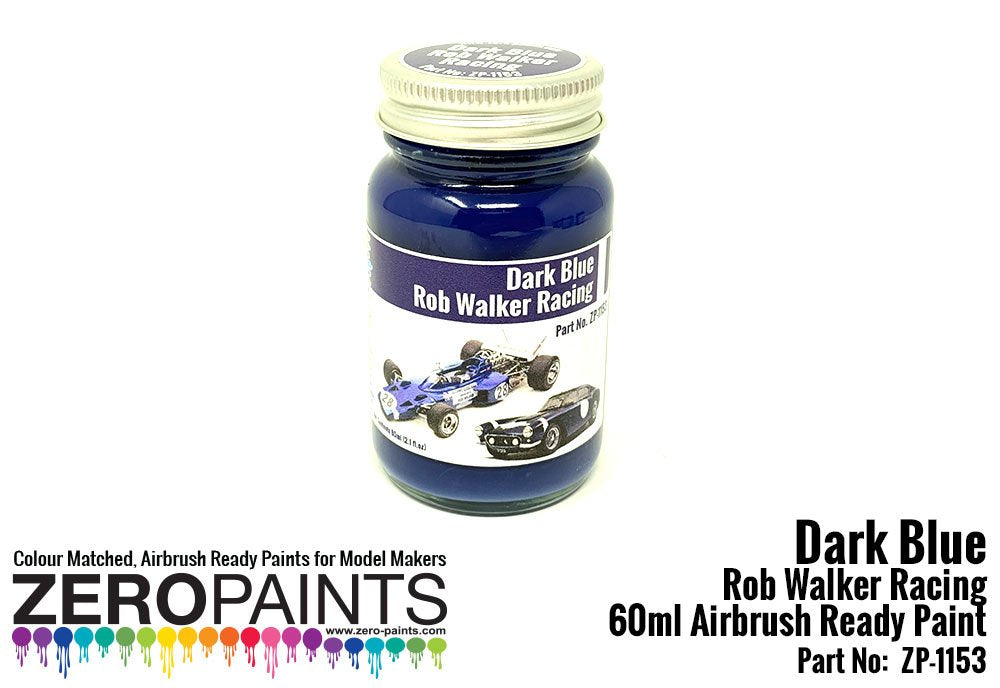 Zero Paints ZP-1153 Rob Walker Racing Dark Blue Paint 60ml – zdjęcie 2