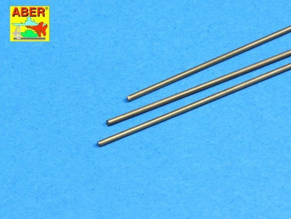 Aber BR12 Brass round rods Ø 1.2mm length 250mm x 3 pcs. – image 2