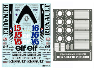 Tamiya 12033 Renault RE-20 Turbo (avec pièces photo-découpées) 1/12 – image 9