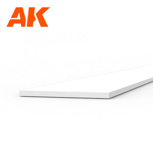 AK Interactive AK6506 STRIPS 0.30 X 5.00 X 350MM – STYRENE STRIP – (10 UNITS) – zdjęcie 2