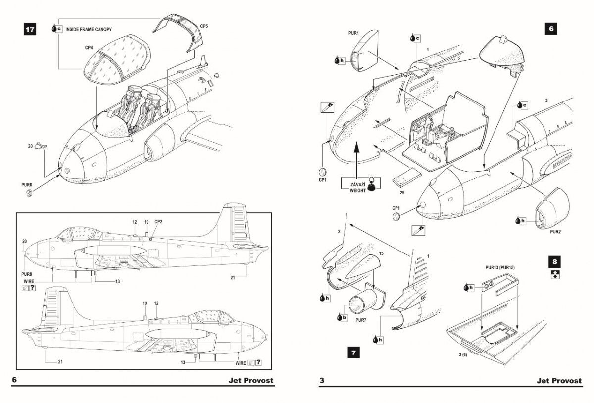 Fly 48017 Jet Provost T.3/T.3A 1/48 – zdjęcie 5