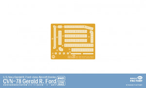 Magic Factory 6401 USS Gerald R. Ford (CVN-78) - US Navy Gerald R.Ford - class Aircraft Carrier 1/700 – zdjęcie 14